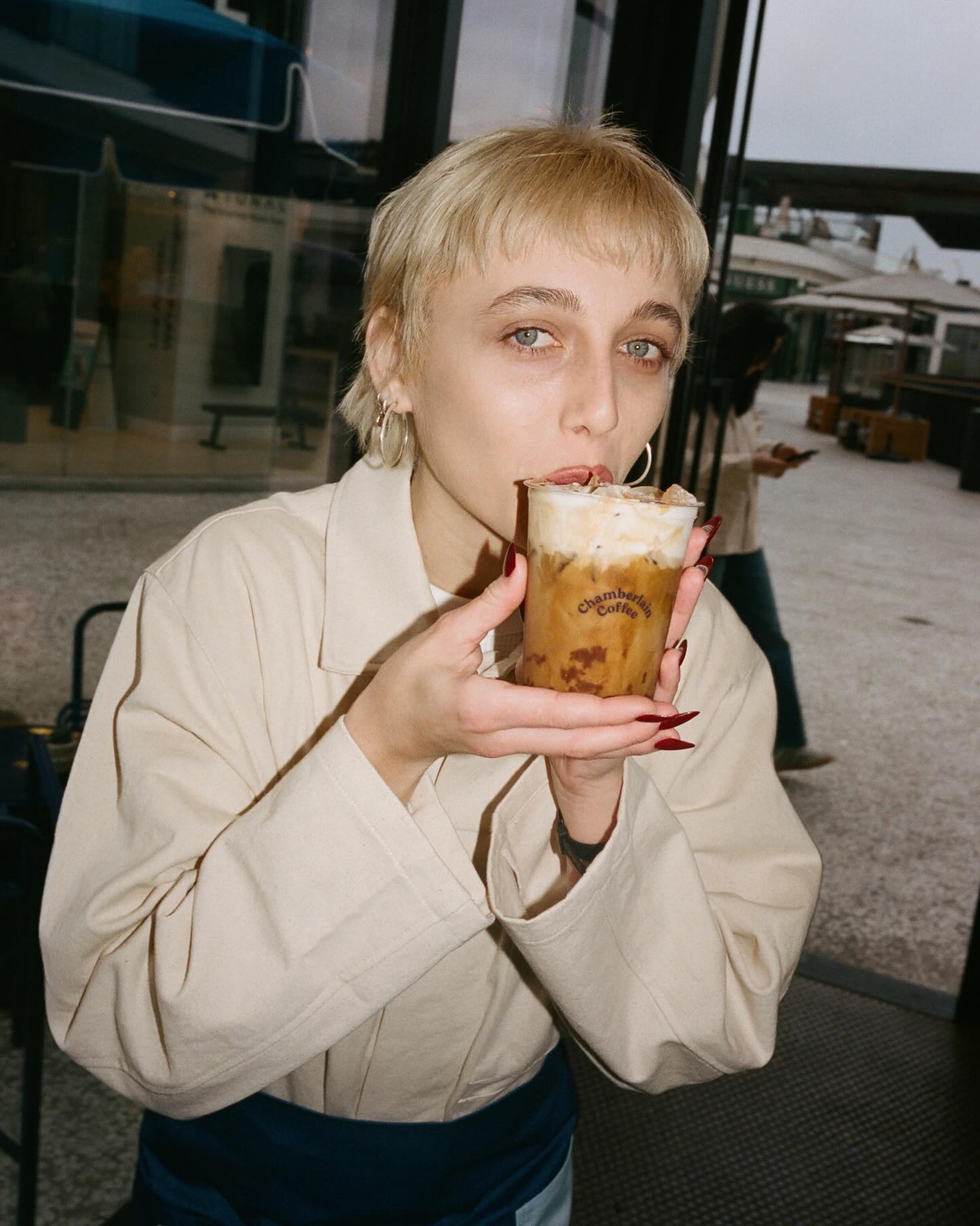 Chamberlain Coffee Pumpkin Matcha Latte Oatmilk