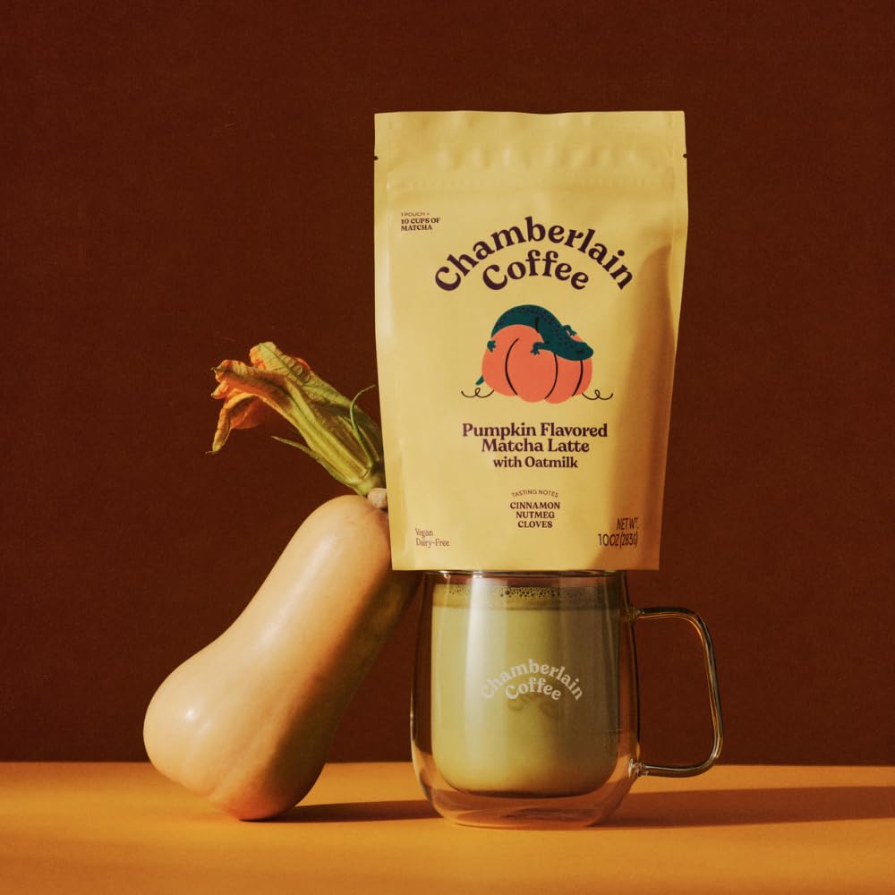 Chamberlain Coffee Pumpkin Matcha Latte Oatmilk